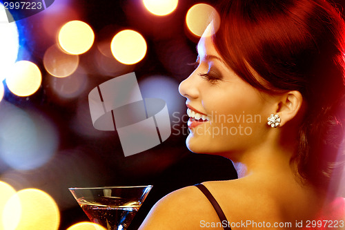 Image of woman with cocktail