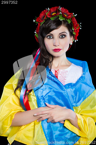 Image of Portrait of young pretty Ukrainian woman