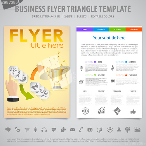 Image of Flyer Design Template