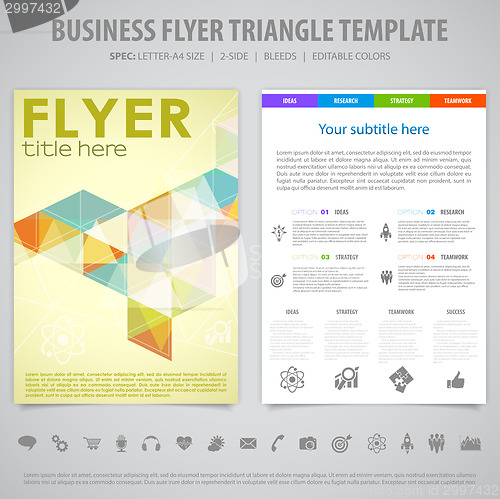 Image of Flyer Design Template