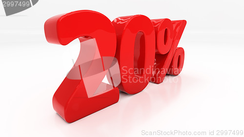 Image of 3D twenty percent