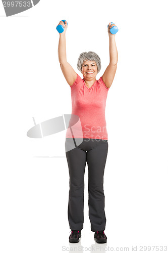 Image of Fiitness old woman 