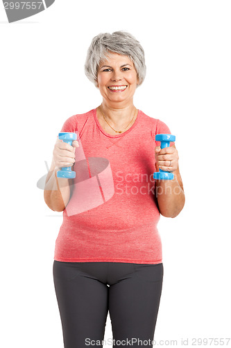 Image of Fiitness old woman 