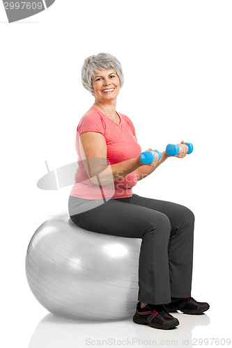 Image of Fiitness old woman 