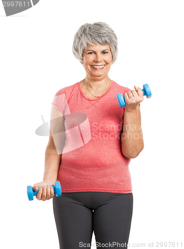 Image of Fiitness old woman 