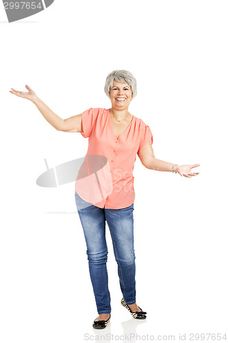 Image of happy old woman