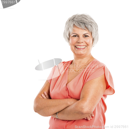 Image of Happy old woman