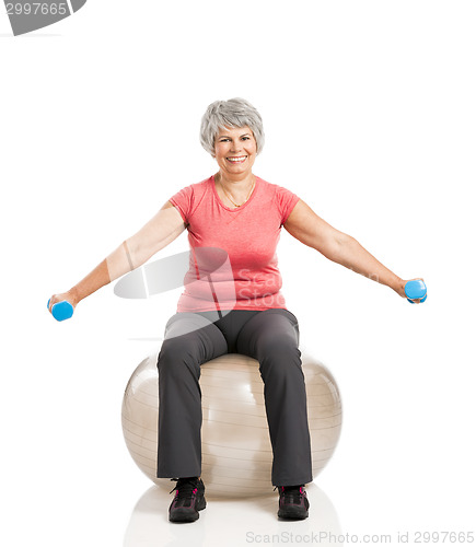 Image of Fiitness old woman 