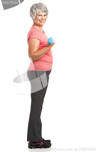 Image of Fiitness old woman 