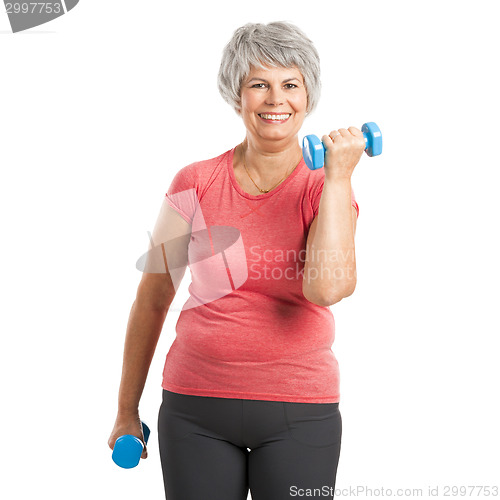 Image of Fiitness old woman 