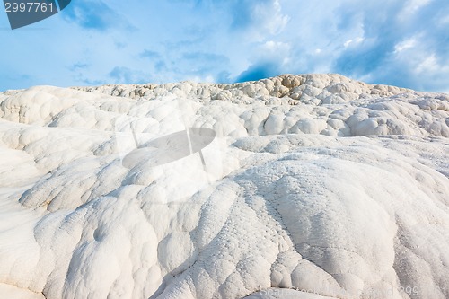 Image of Travertine rocks in Pamukkale, Turkey