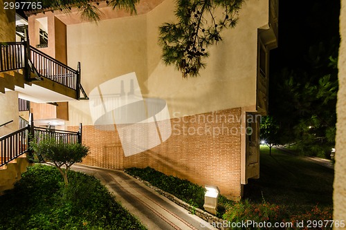 Image of lovely nights atmosphere at the hotel