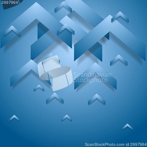 Image of Blue geometry corporate background