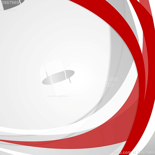 Image of Abstract red wavy vector background