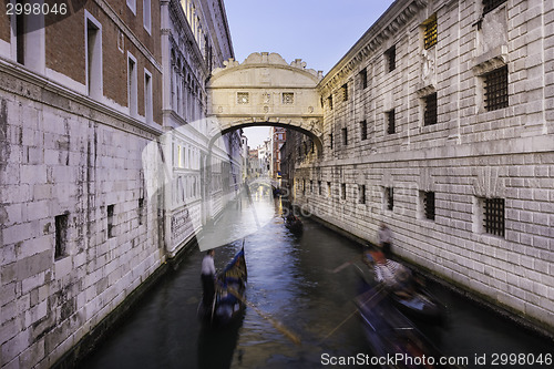 Image of Bridge of Sighs, Venice, Italy.