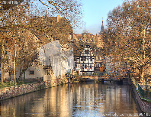 Image of Water Canal In Strasbourg