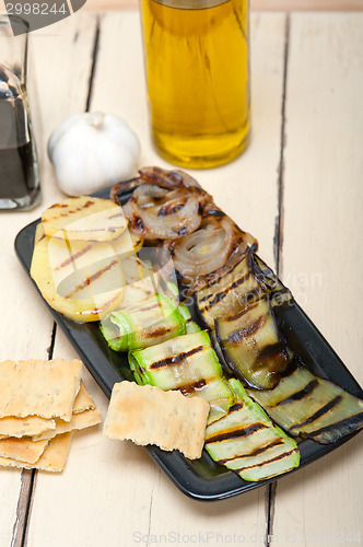 Image of grilled assorted vegetables 
