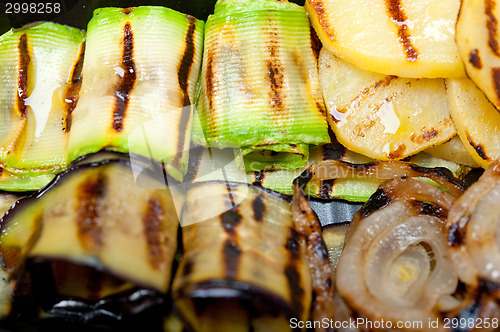 Image of grilled assorted vegetables 