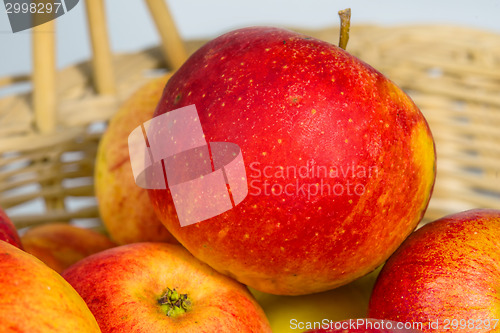 Image of apples in a basket