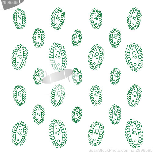 Image of Vector  virus seamless pattern