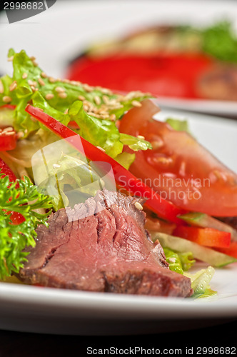 Image of beef salad