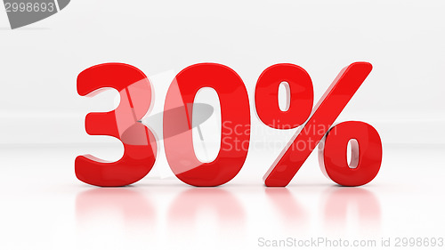 Image of 3D thirty percent