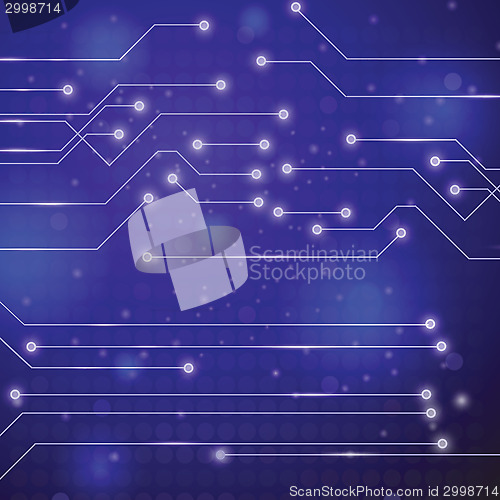 Image of technology circuit board background 