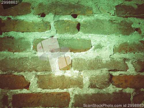 Image of Retro look Brick wall