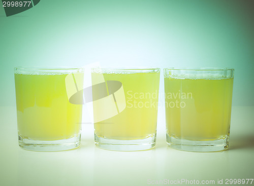 Image of Retro look Pineapple juice