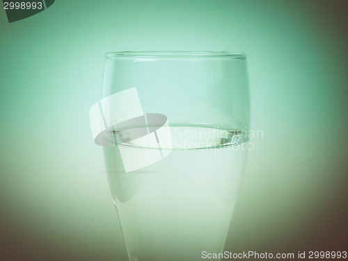 Image of Retro look Glass of water