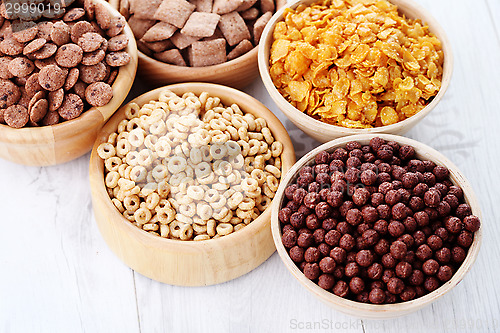 Image of lots of cereals