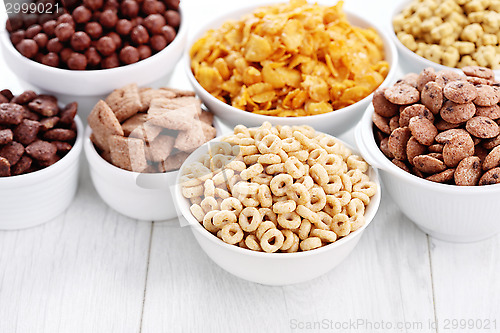 Image of lots of cereals