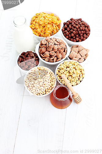 Image of lots of cereals