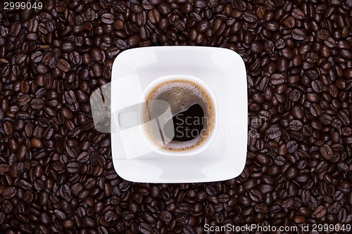 Image of Coffee table, top view