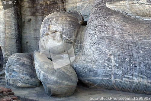 Image of Buddha in Gal Vihara