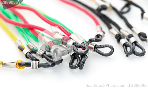 Image of Colorful Cords with a Loops for Eyeglasses