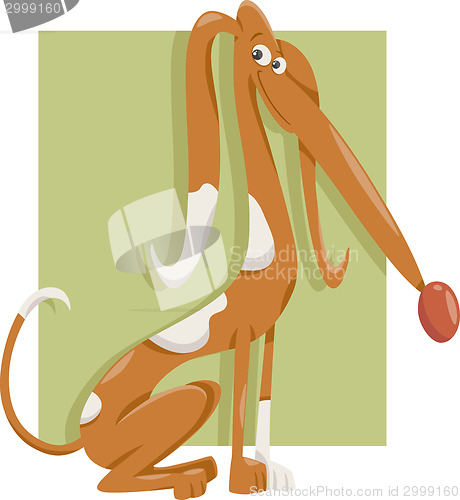 Image of cute dog cartoon illustration