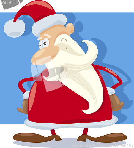 Image of santa claus character cartoon
