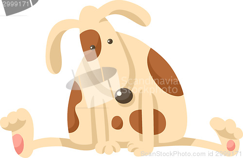Image of cute puppy dog cartoon illustration