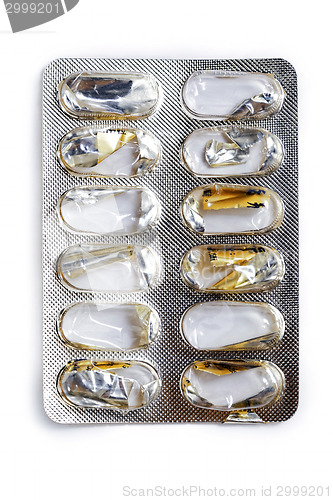 Image of empty blister pack of pills