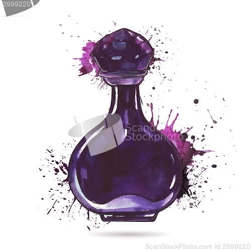 Image of Beautiful perfume bottle.