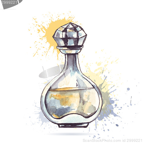 Image of Beautiful perfume bottle.