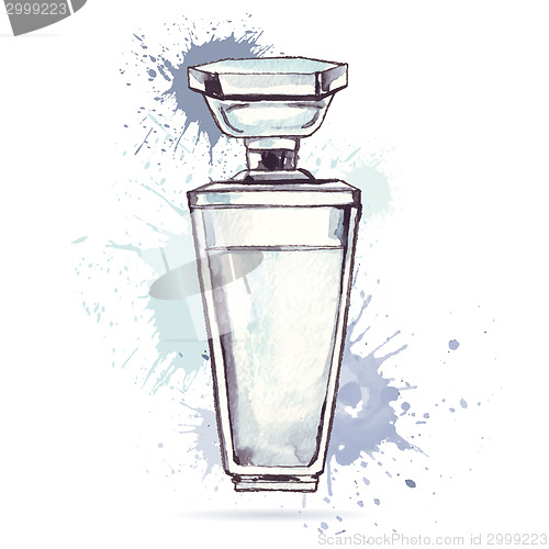 Image of Beautiful perfume bottle.