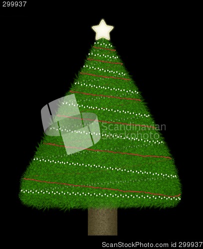 Image of Christmas Tree Illustration