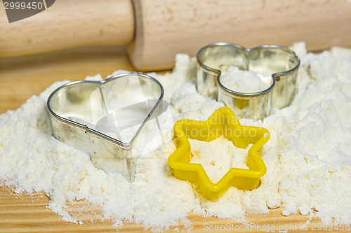 Image of cookie cutters for Christmas bakery 