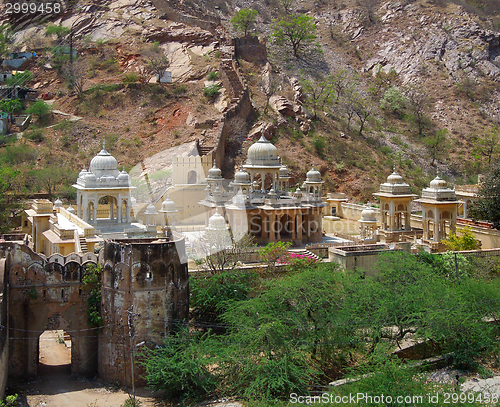 Image of Gaitore Cenotaphs in Jaipur