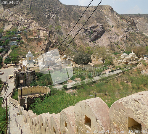 Image of Gaitore Cenotaphs in Jaipur