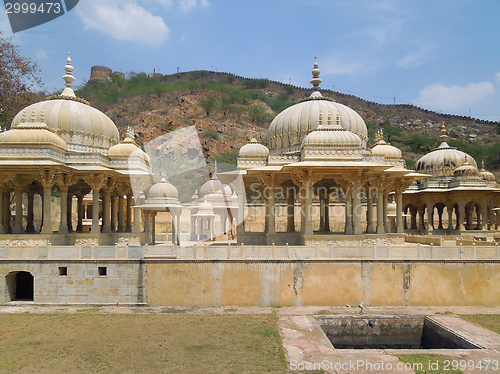 Image of Gaitore Cenotaphs in Jaipur