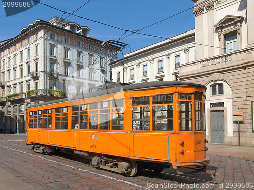 Image of Vintage tram, Milan