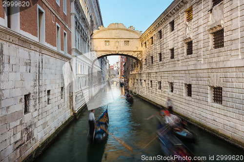 Image of Bridge of Sighs, Venice, Italy.